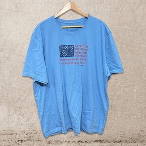Life is Good Flag Shirt